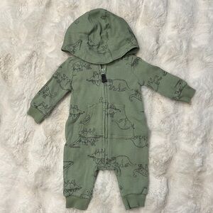 Carter’s Green Dinosaur Print Kids One Piece | Newborn